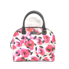 NA413511 ケイトスペード ハンドバッグ 花柄 フラワーデザイン WKRU4260 ピンク系 レディース Kate Spade 中古
