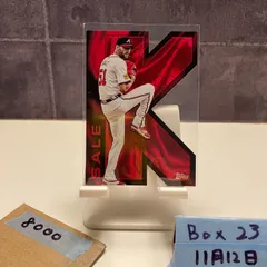 2025 Topps Chris Sale Atlanta Braves K Die-Cut Insert カード