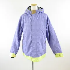 エクスニクス X-niX スノーボードウェア ジャケット 長袖 チェック 紫 S *T47