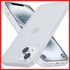 【人気商品】指紋防止 米軍MIL規格 ケース ケース 黄変防止 13 ワイヤレス充電対応 iPhone スマホケース iPhone 14 iPhone 滑り止め 14 耐衝撃 iPhone 半透明 TPU+PC 13 マットクリア [WHTMM] iPhone