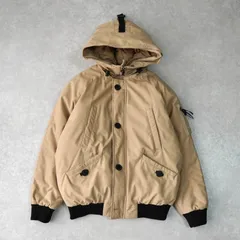 ザ ノースフェイス ロゴ ダウンジャケット ボンバージャケット ベージュ メンズ