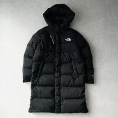 ザ ノースフェイス ロゴ ロング ダウンジャケット ダウンコート ブラック キッズ
