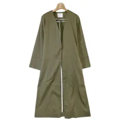 美品☆ SOCOLLA 薄手コート ジャケット ひざ下丈 Mサイズ　b915