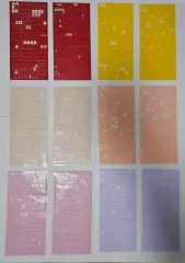 ダイアリーデコ ポラロイドデコレーション アルファベット 数字 ステッカー まとめ 出品