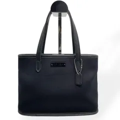 美品　レア　COACH コーチ　ハンドバッグ　ミニバッグ　ブラック　ナイロン