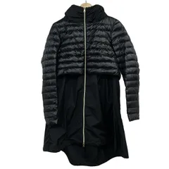HERNO(ヘルノ) ダウンコート サイズ42 M レディース美品  - 黒 長袖/フード取り外し可能/秋/冬