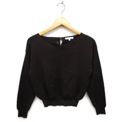 プロポーション ボディドレッシング PROPORTION BODY DRESSING Vネック ニット セーター 長袖 無地 ベルト 2S ブラウン 茶 /FT39