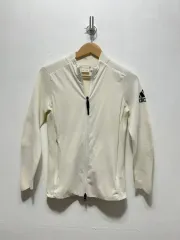アディダス レディース ゴルフ アイボリー ジップアップ ジャケット S