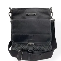 極美品　BURBERRY BLACK LABEL　ショルダーバッグ　ブラック