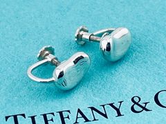 f127 美品 ティファニー ビーン ピアス 片耳 シルバー 925 ビーンズ