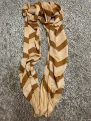 英国 Aquascutum(アクアスキュータム) シルク ロングマフラー