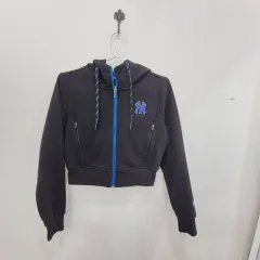 MLB レディース クロップド フードジップアップ