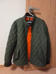 ポロラルフローレン キルティング ジャケット M オリーブ