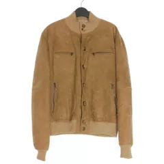 ブルネロクチネリ BRUNELLO CUCINELLI ムートン ブルゾン ジャケット カシミアリブ L ベージュのサムネイル