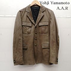 ヨウジヤマモト A.A.Rダーバン スエード レザージャケット フリース