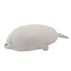 【新品】 りぶはあと 抱き枕 プレミアムねむねむアニマルズ アザラシのグーMサイズ (全長約50cm) ふわふわ もちもち ぬいぐるみ だきまくら プレゼント28976-71 1