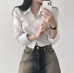 クロップド シャツ 出品