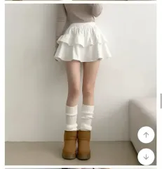 白ティアードミニスカート