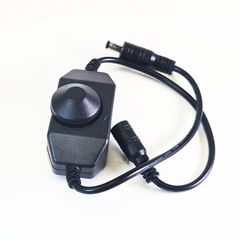 LED 調光器 水槽 照明 12V 5V 6A 無段階調整 ダイヤル式 コントローラー テープライト 調光 ユニット 外径 5.5mm 内径 2.1mm DCジャック 明るさ調整 つまみ アダプター アクアリウム 水草 育成 コケ対策 夜間 観賞 魚 飼育