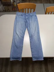 33 リーバイス511 ジップ ウォッシュ ストレッチ スリムストレート ライトブルー 33-440