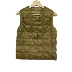 TAION(タイオン) ダウンベスト サイズM レディース - カーキ 冬