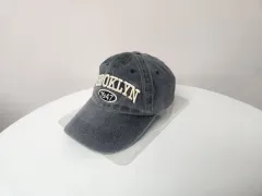 帽子)ブルックリン ブラックデニム ヴィンテージ 帽子