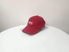 帽子)NYC レッド ヴィンテージ 帽子