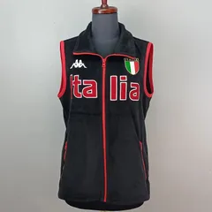 Kappa　Lサイズ　フリースベスト　裏ボア　フルジップ　イタリア代表モデル　カッパ