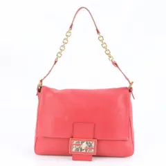 極美品 フェンディ ビッグ マンマ バゲット 8BR638 パイソン レザー チェーン ショルダーバッグ 肩掛け レディース EEE DF4-1【中古】