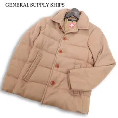 GENERAL SUPPLY SHIPS シップス 秋冬 WIND STOPPER 防風★ 550フィルパワー ウール ダウン ジャケット Sz.S メンズのサムネイル