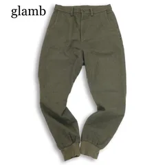 glamb グラム 秋冬 ウール ツイード★ サルエル ジョガー パンツ マレット スラックス Sz.1 メンズ 日本製のサムネイル