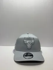 Newera シカゴブルズ 6×チャンピオンズ 9forty A-FRAME スナップバックキャップ グレーカラー