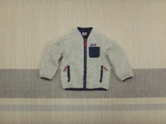 (4T) パタゴニア キッズ ボア シープスキン ジャケット