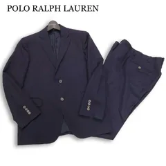 イタリア製★ POLO RALPH LAUREN ポロ ラルフローレン 通年 現行タグ★ セットアップ スーツ Sz.38R メンズ ネイビー