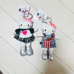 ハローキティ ロング キティ ぬいぐるみ キーホルダー 2種