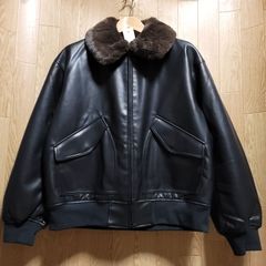 状態良好！ビンテージ カウレザージャケット a-2 g-1 ボア付 牛革 中綿 