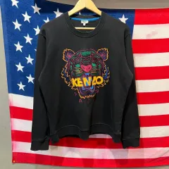 KENZO ケンゾー ブラック タイガー スウェット Tシャツ