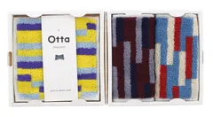 タオルハンカチ Otta ハーフタオルハンカチ 今治タオル ギフトセット 同柄3枚組 田中産業 約25×12.5cm