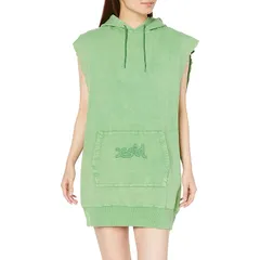 [エックスガール] スリーヴレスフーデッドドレス SLEEVELESS HOODED DRESS