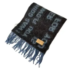 ビューティフルピープル beautiful people from me to you scarf  マフラー スカーフ ブラック ブルー マフラー 152551978のサムネイル