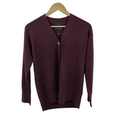 Conte(コンテ) カーディガン レディース美品  - ボルドー 長袖