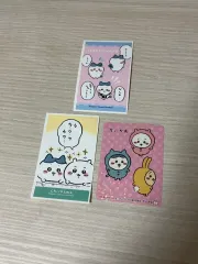 ちいかわステッカー3枚まとめ ちいかわハチワレうさぎ