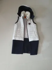 LALA'C GOLF レディース フード ダウンジャケット ロング丈 ベスト