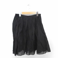 コラージュ ガリャルダガランテ COLLAGE GALLARDAGALANTE フレア スカート ひざ丈 薄手 無地 シンプル 1 黒 ブラック /TT9