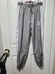 プーマ グレー/白 トレーニング ズボン