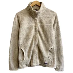 (レディース) Patagonia パタゴニア フリースジャケット ベージュ Mサイズ No.M208