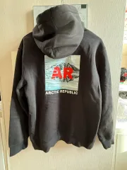 H&M 起毛 フードTシャツ ブラック M (170/100A)