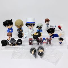 名探偵コナン 遠山和葉 服部平次 江戸川コナン 怪盗キッド 毛利蘭 灰原哀 ジン 安室透 フィギュア セット