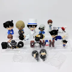 名探偵コナン 遠山和葉 服部平次 江戸川コナン 怪盗キッド 毛利蘭 灰原哀 ジン 安室透 フィギュア セット