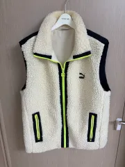 プーマ ボア フリース ベスト L